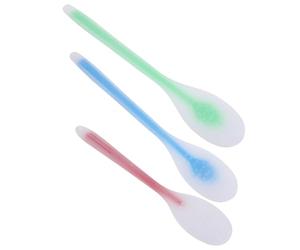 Beaupretty Applicateur de Lotion Dos Lot de 3 Pièces Tpe Manche Long Ergonomique Brosse Lavable pour Crème, Autobronzant et Soins Corporels Usage Corps, Jambes et Pieds