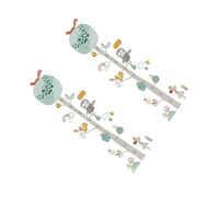 Beaupretty Autocollant Mural De Mesure De Hauteur Forêt Animaux Pour Garçon Et Filles, Pvc Solide, Couleurs Lumineuses, Format 30x60 Cm, Déco Chambre Bébé, 2 Pièces Par Lot