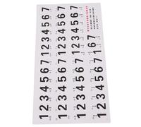Beaupretty Autocollants de Touches Piano Clés Stickers Notes et Chiffres pour Clavier Électronique Guide Pratique pour Débutants Facile à Poser et Retirer