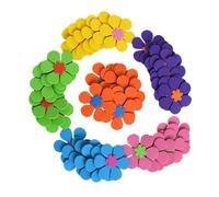 Beaupretty Autocollants Muraux Décoratifs Fleurs en Mousse Multicolores Lot de 120 Pièces Autocollants Fleur pour Salle de Classe Maternelle Activités Manuelles et Décoration Éducative