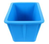 Beaupretty Bac à Glaçons en Silicone Bleu 3l pour Bain de Glace Portable Résistant de 20℃ à 220℃ pour Activités Extérieures