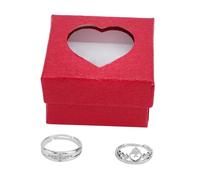 Beaupretty Bague Couple et Durable Anneaux de Mariage Stylés pour Hommes et Femmes Chic pour Témoins et Invités de Mariage