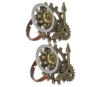 Beaupretty Bague Steampunk Engrenage en Vintage pour Hommes et Femmes Bijoux Créatifs pour Décoration Design Unique et Solide Taille Ajustable