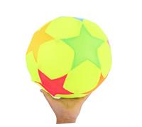 Beaupretty Ballon de Football Doux Silencieux pour Intérieur Ballon Tissu Haute Élasticité Sensoriel pour Garçon Fille Football Garçon Fille pour Exercices et Jeux Salle