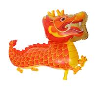 Beaupretty Ballon Dragon Rouge pour Fête Nouvel An Décoration Festive et Amusante pour Intérieur et Extérieur Souvenirs pour Célébrations Lunar Year