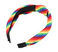 Beaupretty Bandeau À Motifs Arc-En-Ciel Pour Femmes Accessoires Pour Cheveux Bandeaux Colorés Style Et Bandeau En Tissu