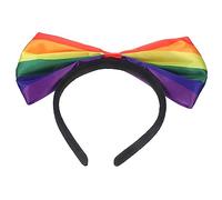 Beaupretty bandeau arc-en-ciel Bandeau pride délirer faire la fête festival x avec nœuds pour femmes x pour femmes fierté hommes gros nœud en tissu