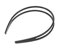 Beaupretty Bandeau Bande De Cheveux Élastiques à Cheveux Filles Manchettes Pour Cheveux Bandana Femmes Bandes Groupe Branché Petites Pinces à Cheveux Décor De Tête Black Plastique