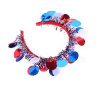 Beaupretty Bandeau Cheveux Indépendant Thème Patriotique Rouge Blanc Bleu Accessoire Confortable pour Fête