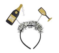 Beaupretty Bandeau de Fête Nouvel An Folie Accessoire Unique pour Réveillon et Célébrations pour Entre et Famille