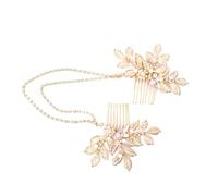 Beaupretty Bandeau de Mariée en Chaîne Rétro pour Femmes Pièces de Mariée Élégantes Coiffe de Mariage