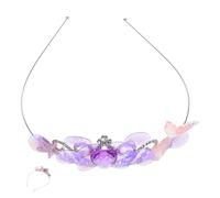 Beaupretty bandeau de sirène accessoires de sirène diadème d'halloween sirène à thème de fête des décorations bandeau filles Sous les décorations de mer strass en plastique