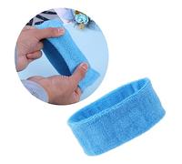 Beaupretty Bandeau De Yoga Réglable Coton Microfibre Tête Élastique Absorbant La Transpiration Pour Fitness Spa Et Usage Bleu Ciel