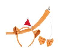 Beaupretty Bandeau Oreilles Chat avec Nœud et Queue Peluche Accessoire et pour Fêtes Cosplay et Événements Festifs Adultes et Garçon Fille