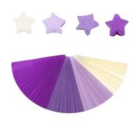 Beaupretty Bandes D’étoiles en Papier Origami Dégradé Violet 4 Couleurs 520 Pièces pour Bricolage Créatif, Loisirs Manuels, Décoration Fête et Projets DIY Artistiques
