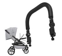 Beaupretty Barre de Sécurité pour Poussette Housse Zippée Respirante et Confortable, Accoudoir Réglable Adapté aux Berceaux et Poussettes Cannes, Installation Facile pour Bébé