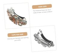 Beaupretty Barrette Cheveux Femme Chic à Clip Cheveux Antidérapant Accessoire Élégant pour Mariage et Maintien Sécurisé avec Ressort Finition