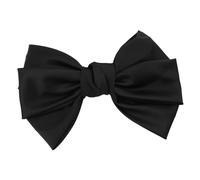 Beaupretty Barrette Cheveux Nœud Satinée Pince Cheveux pour Mariée Noir Chic Maintien Ferme pour Mariage et Fêtes