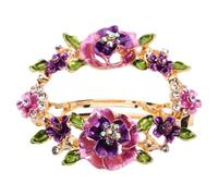 Beaupretty Barrette Fleurie Rétro avec Pince à Cheveux à Ressort Creuse Accessoire Élégant pour Femmes Maintien Solide pour Chignons et Queues de Cheval pour Mariage et Variées
