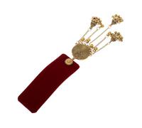 Beaupretty Barrette Vintage Avec Franges Dorées Accessoire De Mariage Et Événements Spéciaux Pour Femmes Élégance Culturelle Et Finition Rétro