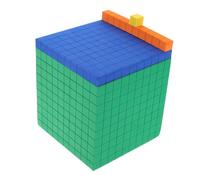 Beaupretty Bloc Mathématique Mousse Sécurisé Ensemble Base Dix Éducatif pour Garçon Fille Cubes Dapprentissage Précoce pour Calcul Développement Cognitif et Activités Préscolaires