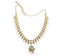 Beaupretty Boho Ethnic Rhinestone Tassel Waist Chain Belt Long Geometric Belly Jewelry Lightweight Alloy For Dance Festival Party Accessories