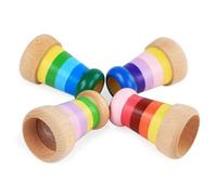 Beaupretty Bois Éducatif pour Garçon Fille Ans Stimulation Imagination et Observation Lentille Large Bois de Hêtre Lisse Cadeau Anniversaire Garçon Fille
