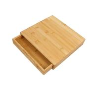 Beaupretty Boîte à Gâteaux En Bois Forme Feuille De Thé Tiroir Perforé Stockage Solide Présent Thé Rangement