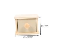 Beaupretty Boîte Bois Montessori pour Garçon Fille Cognitif Garçon Fille Bois Développement Motricité Fine et Apprentissage Permanence de Objet Éducatif Interactif pour Garçons et Filles Dès