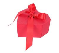 Beaupretty Boîte Cadeau Forme de Cœur et avec Design Créatif pour Mariage et de Romantique Compact avec de Transport