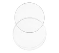 Beaupretty Boîte de Pétri Verre Borosilicate Résistante Plat de Culture Chimie Laboratoire Réutilisable pour Sciences et Formation