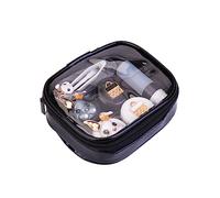 Beaupretty Boîte de Rangement Portable pour Lentilles de Contact avec Accessoires Voyage Étui Compact Lapin avec Pince Bouteille et Ventouse Souple pour Transport Pratique