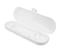 Beaupretty Boîte De Rangement Pour Brosse à Dents Électrique Blanche, Étui Portable En Pp Résistant Aux Impacts, Capacité Spacieuse Pour Voyage, Protection Complète Et Organisation Pratique