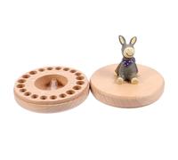 Beaupretty Boîte de Rangement pour Dents de Lait Garçon Fille Bois de Hêtre Boîte Souvenir avec Tableau de Suivi Collection et Protection des Premières Dents pour Garçons et Filles