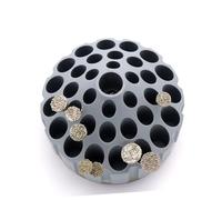 Beaupretty Boîte de Rangement pour Mèches de Perceuse à Ongles Cases PE Multifonctionnelle et Compacte Organisateur Pratique pour Outils de Meulage et Perçage