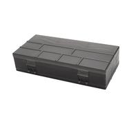 Beaupretty Boîte de rangement pour outils de coiffure Organisateur d'outils de Case d'organisateurs d'accessoires de cheveux porte-peigne Plastique Noir