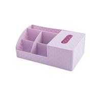 Beaupretty Boîte Étui De Rangement Cosmétique Conteneur De Mouchoirs Papier De Soie De Voiture Maquillage De Bureau Porte-mouchoirs Bidon De Stockage Titulaire Porte-stylos Violet,mauve
