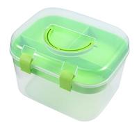Beaupretty Boîte Rangement Plastique Boite Pharmacie Boite Rangement Plastique Plastique Rangement Organisateur Couche Double