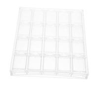 Beaupretty Boîtes de Rangement pour Outils à Organisateur de Breloques Boîte de Présentation de Bijoux en Cristal Acrylique Vitrine à Broches pour Collection de Nail Art