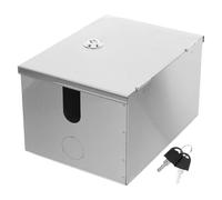 Beaupretty Boîtier Électrique Étanche en Acier Inoxydable, Petit Format, Boîte de Prise Extérieure Verrouillable Joint D’étanchéité, Protection Prise Électrique Extérieur pour Usage