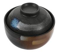 Beaupretty Bol à Soupe en Céramique avec Couvercle 1pc pour Garder la Soupe Chaude, Design Simple et Élégant, pour Usage Domestique et Présent