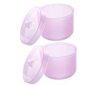 Beaupretty Bol de Trempage d'Outils à Ongles 2Pcs Réservoir en Plastique Haute Température Boîte de Nettoyage Fournitures de Manucure Pratique pour Salons de Beauté