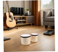 Beaupretty Bongos Bois Instrument de Percussion Portable pour Débutants Éducation Musicale et Performances