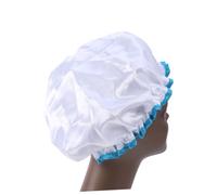 Beaupretty Bonnet De Douche Double Couche Étanche Et Lavable Et Filles Couvre-cheveux Imperméable Peva Pour Douche Spa