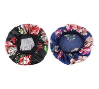 Beaupretty Bonnet De Nuit En Satin Pour Femme 2 Pièces Avec Élastique Coupe Large Et Confortable Pour Cheveux Idéal Pour La Maison Et Les Voyages