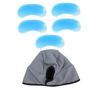 Beaupretty Bonnet Froid Réutilisable pour Thérapie par Glace Refroidissement Confortable et Étanche Soulagement des Maux de Tête Ajustement pour Tête Cadeau Famille et