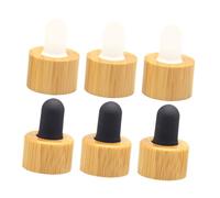 Beaupretty Bouchon Compte-Gouttes pour Huile Essentielle Lot de 6 Couvercles en Plastique Étanches pour Bouteille d'Huile Aroma DIY