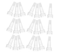 Beaupretty Bouchon De Bouteille De Flacon Transparent 50 Pcs Tête De Trompette 13 Dents Bouchon En Plastique Pour Liquides Flacons Cosmétiques Et Échantillons Facile à Utiliser Étanchéité Fiable