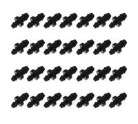 Beaupretty Bouchon de Tube D'irrigation Goutte à Goutte en Plastique Noir Effet de Fixation Facile à Utiliser 150pcs pour Système Irrigation Agricole