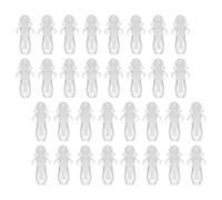 Beaupretty Bouchons D’oreilles en Silicone Transparents, 50 Paires Réutilisables Antibruit et Étanches, du Bruit pour Travail, Natation et Environnement Bruyant